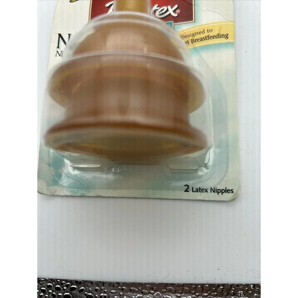 Playtex‎ Nurser Natural Latch Nipples, 3-6 months, Fast Flow , 2 ct, VTG 2003.